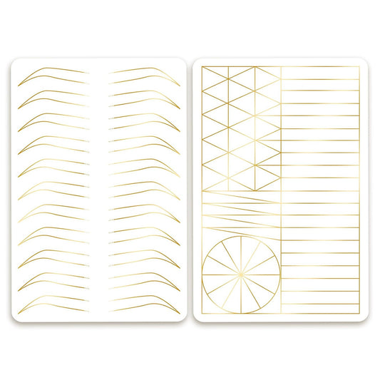 Double-Sided Silicone Eyebrow Practice Skin – (2PCS)