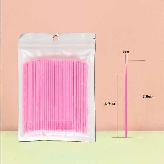 Disposable Micro Eyelash Brushes – (100PCS)