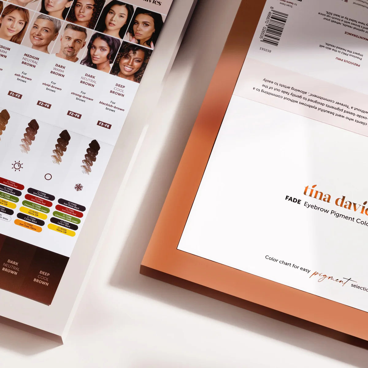 Tina Davies FADE Eyebrow Pigment Collection — 8 1/2oz Bottles