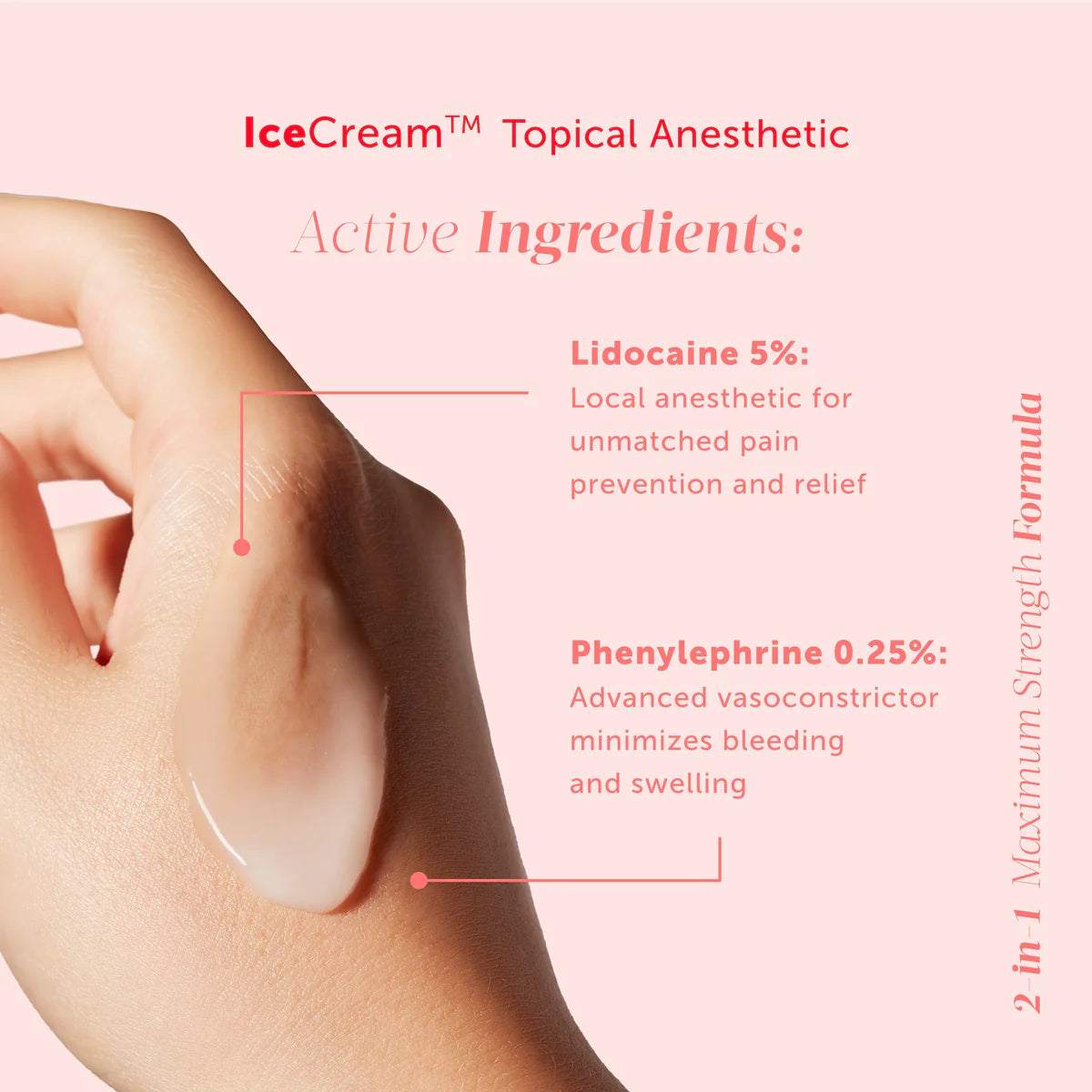 Tina Davies IceCream™ Topical Anesthetic — 1oz Tube