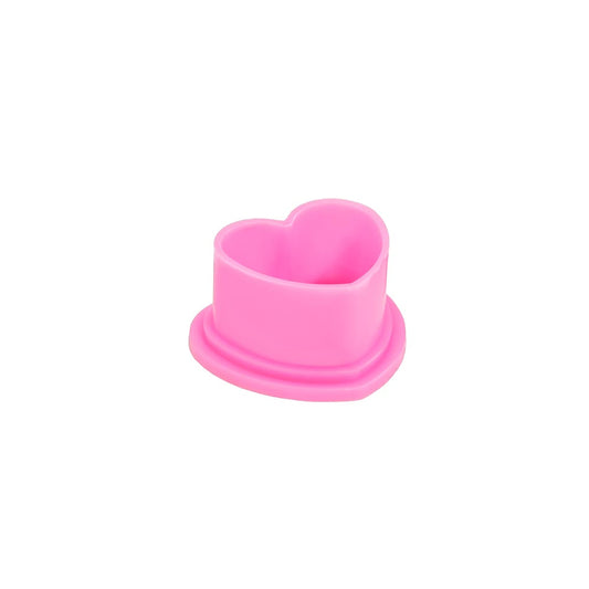 Heart-Shaped Silicone Ink Cups – (200PCS)