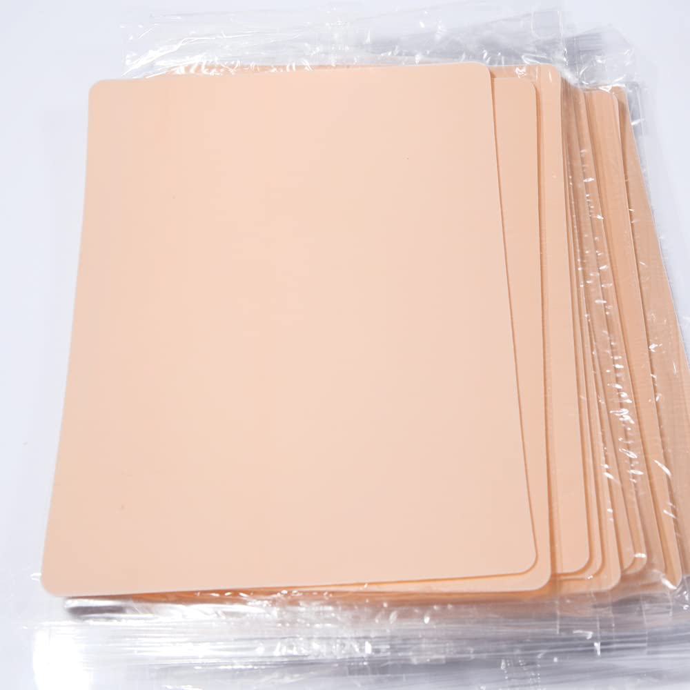Blank Tattoo & PMU Practice Skin – (10PCS)