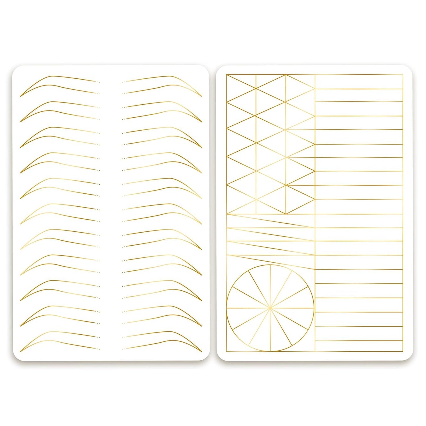 Double-Sided Silicone Eyebrow Practice Skin – (2PCS)