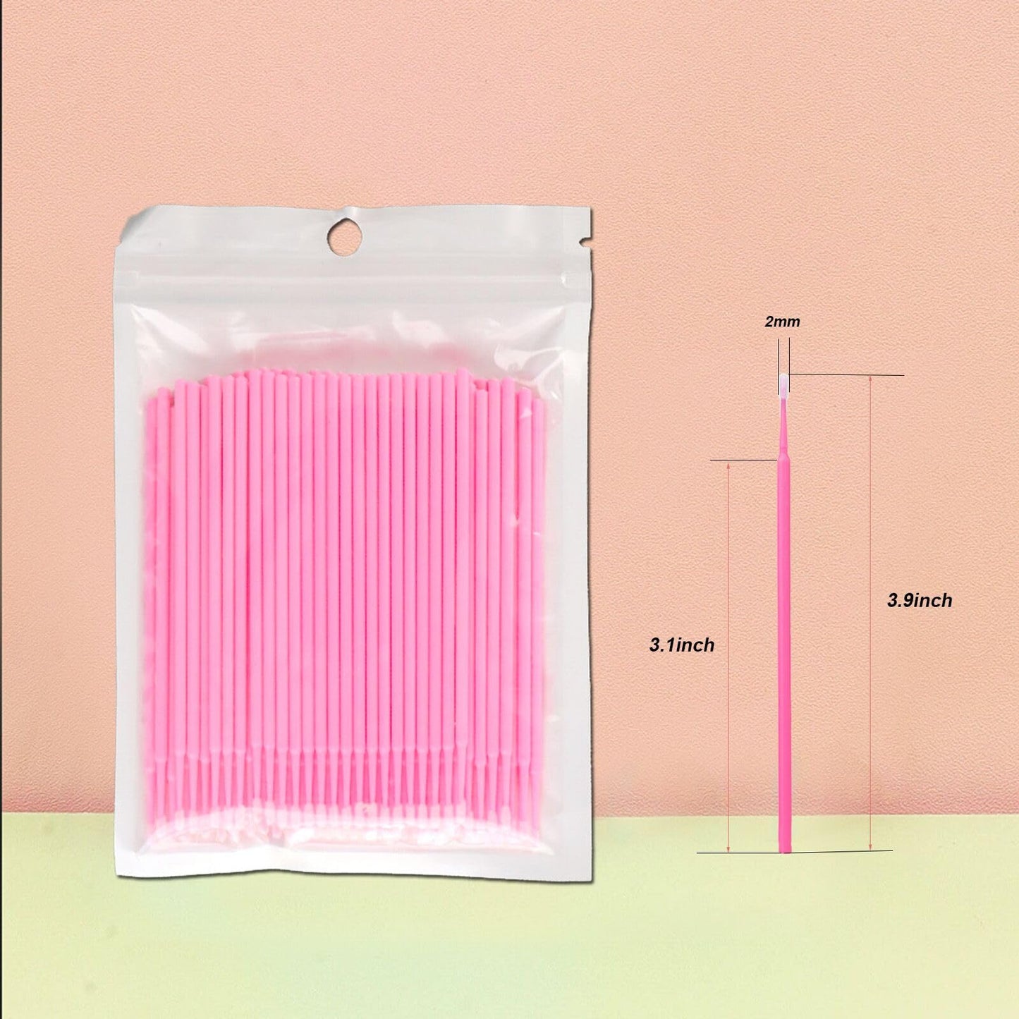 Disposable Micro Eyelash Brushes – (100PCS)