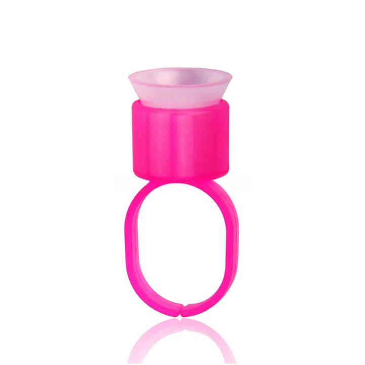 Disposable Pigment Ring Cups with Sponge – (100PCS)