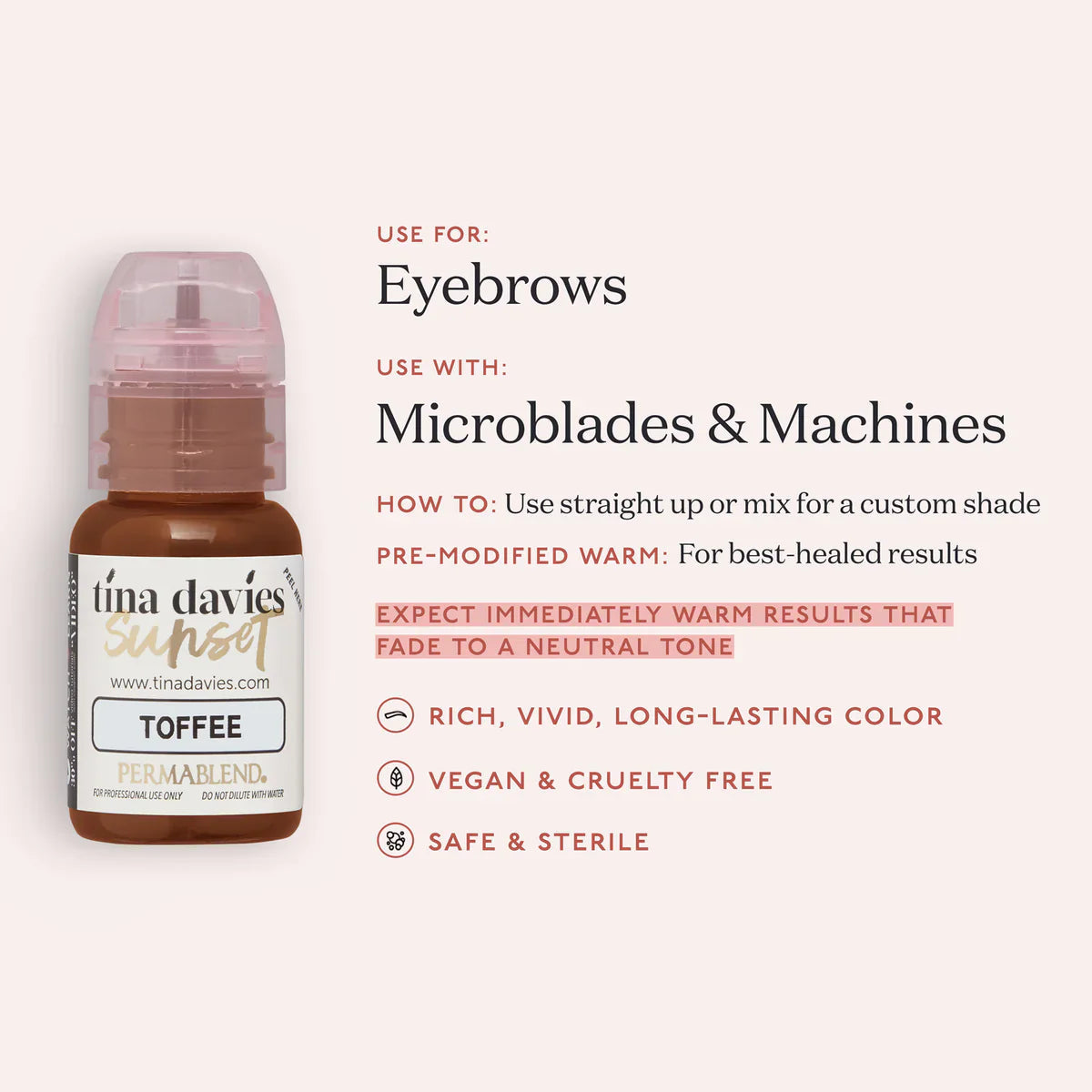 Tina Davies Collection Toffee - 1/2 Oz Bottle