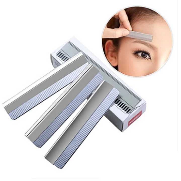 Stainless Steel Eyebrow Razors – (10PCS)