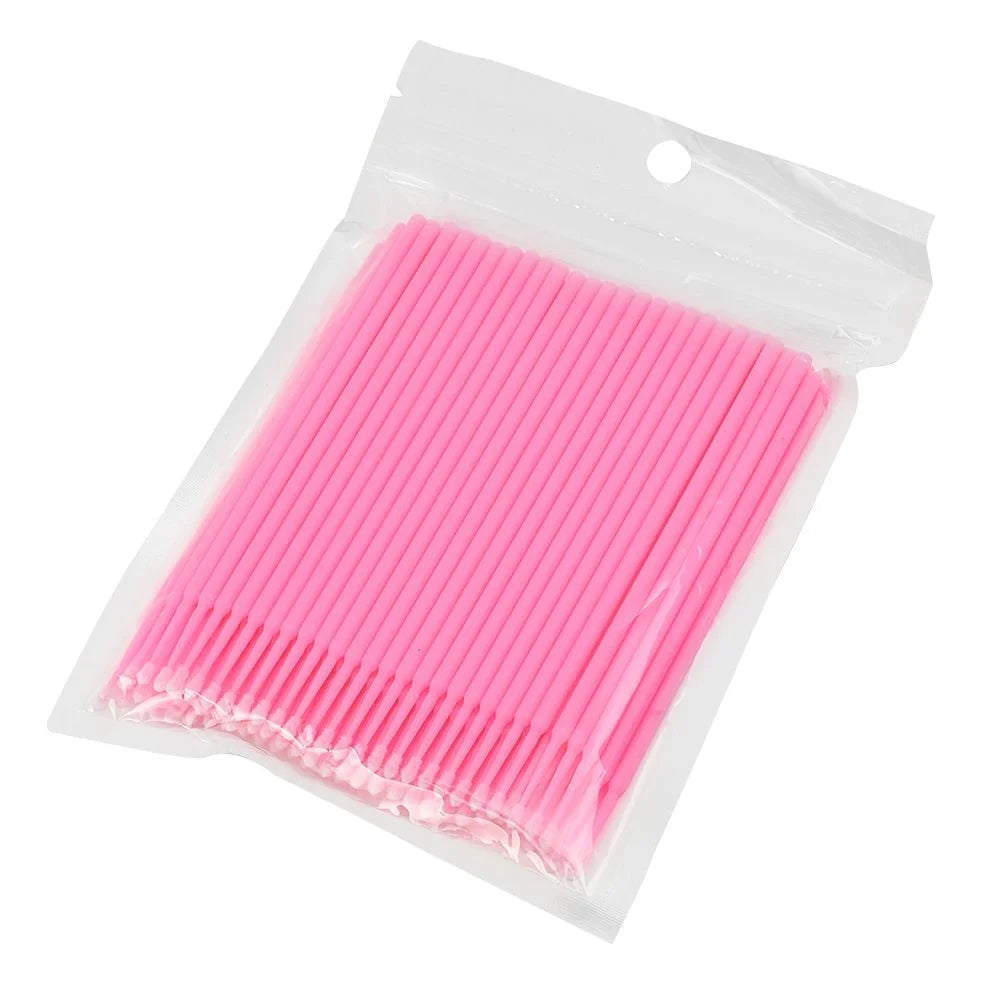 Disposable Micro Eyelash Brushes – (100PCS)