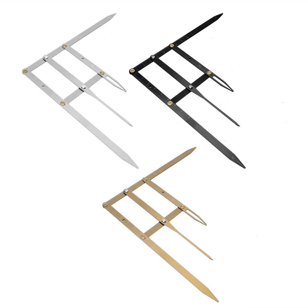Stainless Steel Eyebrow Ruler Measuring Tool