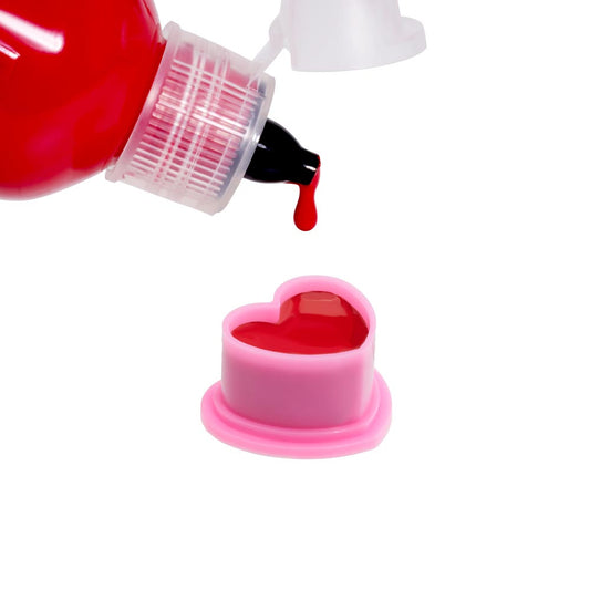 Heart-Shaped Silicone Ink Cups – (200PCS)