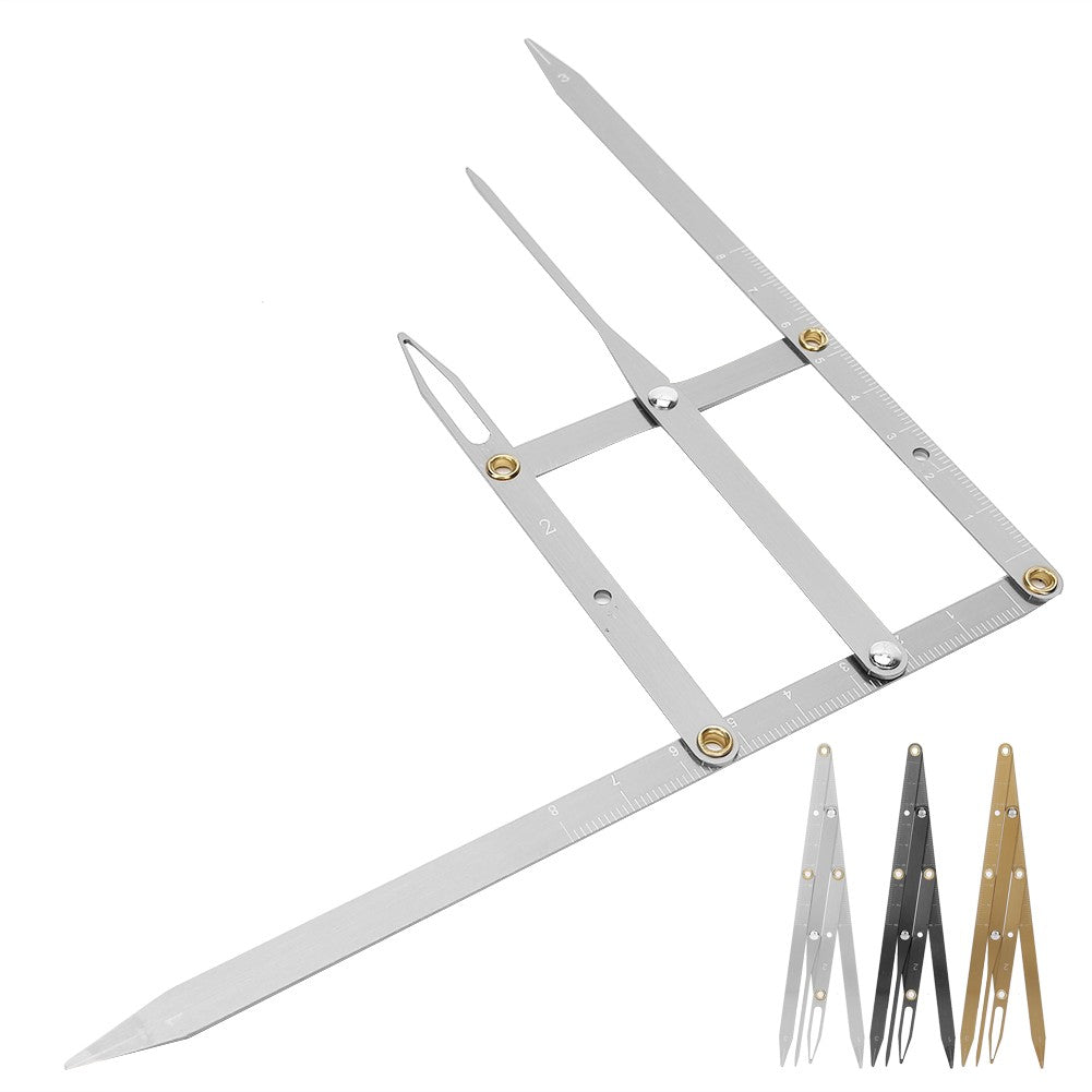 Stainless Steel Eyebrow Ruler Measuring Tool