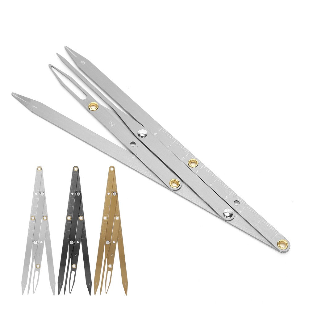 Stainless Steel Eyebrow Ruler Measuring Tool