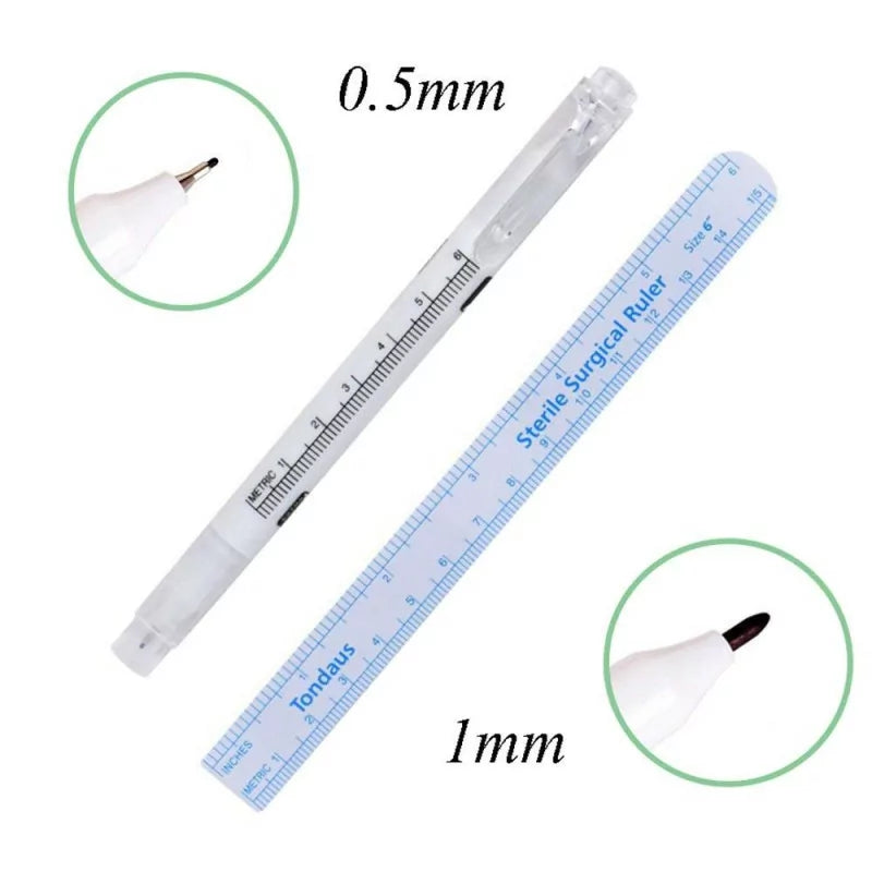 Tattoo & PMU Fine Tip Marking Pen – (5PCS)
